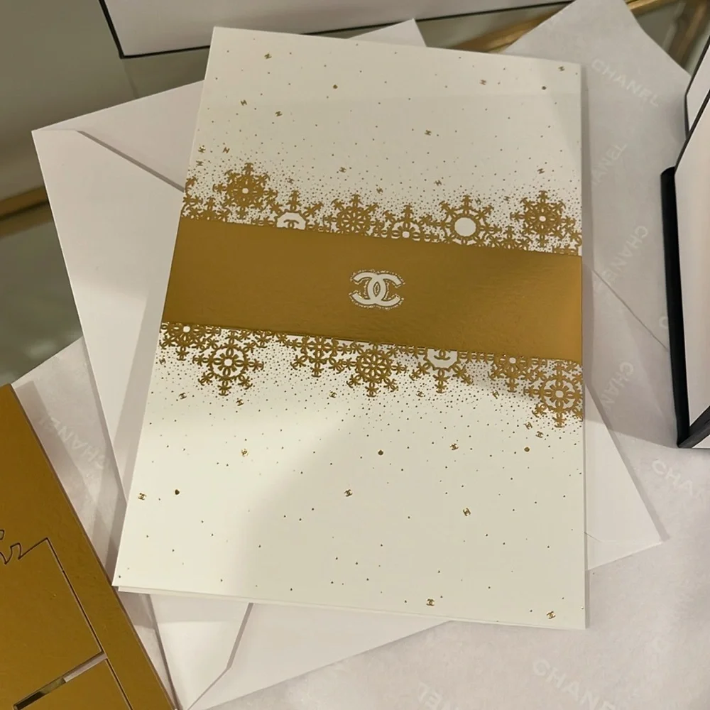 Chanel jumbo Gold snowflake Ornament